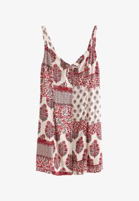 Wybrany, red pasiley print