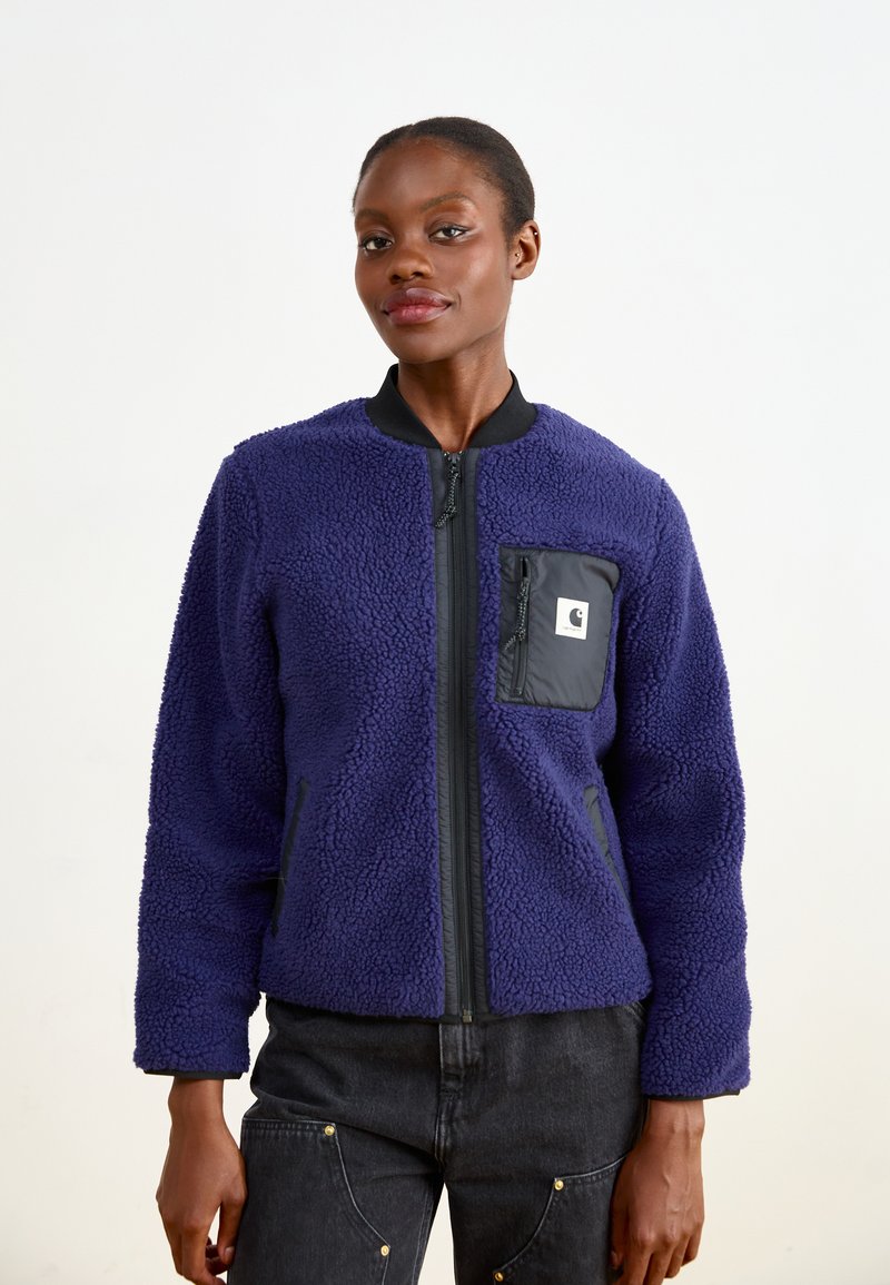 Carhartt WIP JANET LINER - Casaco polar - aura / black