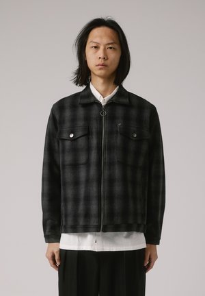 CHECK CAGE JACKET - Summer jacket - black