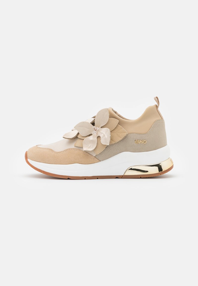 Liu Jo Jeans Karlie Sneaker Low Sand Beige Zalando De