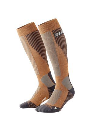 KNEE HIGH SKIING THERMO KOMPRESSION - MADE IN GERMANY - Calzettoni - caramel