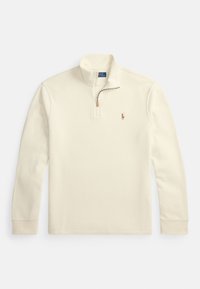 ESTATE-RIB QUARTER-ZIP PULLOVER - Pullover - parchment cream