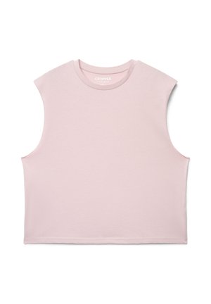 CROP SMANICATA - Top - rosa antico