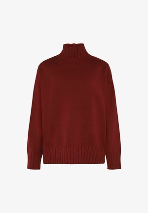 Minimum DARCYS TURTLENECK - Jersey de punto - merlot