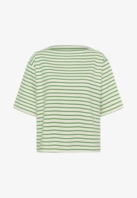 Non selezionato, white and green stripe
