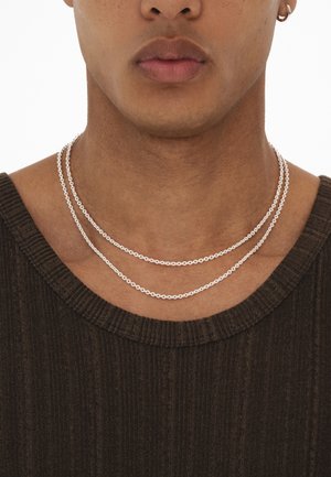 MINI CABLE NECKLACE UNISEX - Collar - silberfarben