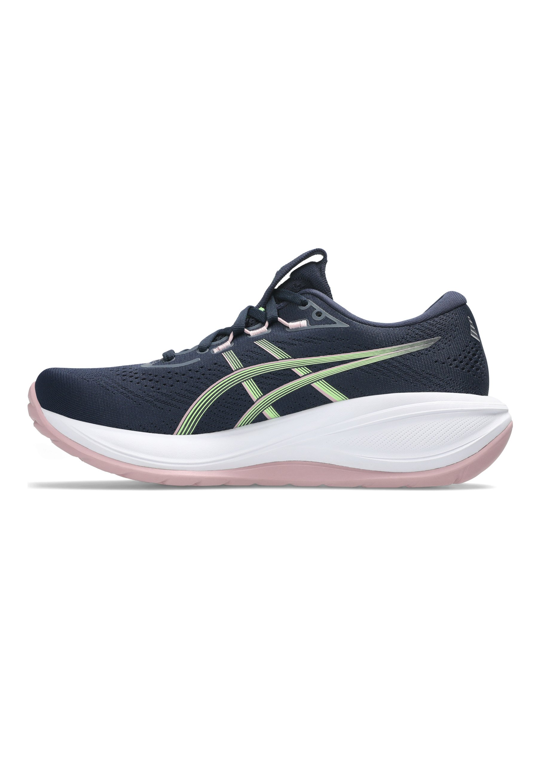 ASICS GEL-CUMULUS 28 - Silniční běžecké boty - midnight illuminate green