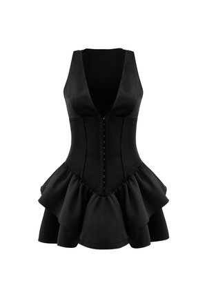 OW Collection AUGUSTA  - Jerseykleid - black