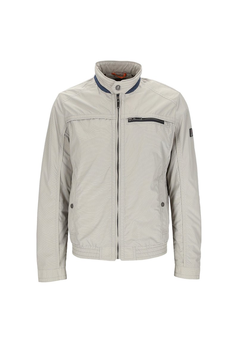 Gate One Faux leather jacket - beige - Zalando