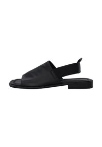 Páskové sandály  - black