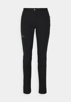 Jack Wolfskin GEIGELSTEIN SLIM - Szabadtéri nadrágok - black