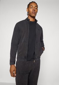 Champion WASH SWEATSUIT FULL ZIP SUIT SET - Treningsdress - black