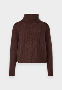 CAISYN LONG SLEEVE - Strikkegenser - circuit brown