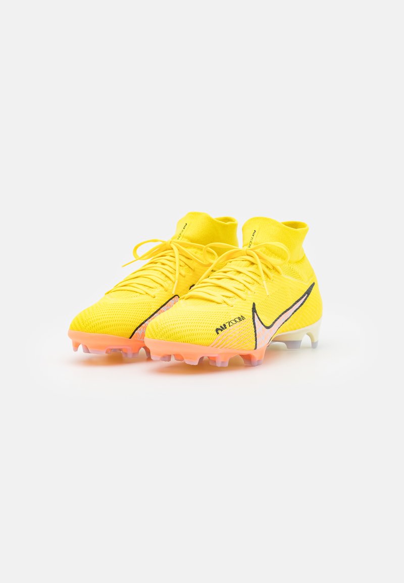 Decimale Syndicaat omringen Nike Performance ZOOM MERCURIAL 9 PRO FG - Voetbalschoenen met kunststof  noppen - yellow strike/sunset glow/doll/geel - Zalando.nl