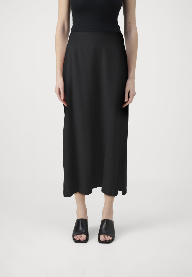 GAP PULL ON SKIRT - Fustă maxi - black
