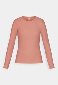 ONPRASP ON BIAS TOP - Tops ar garām piedurknēm - light mahogany