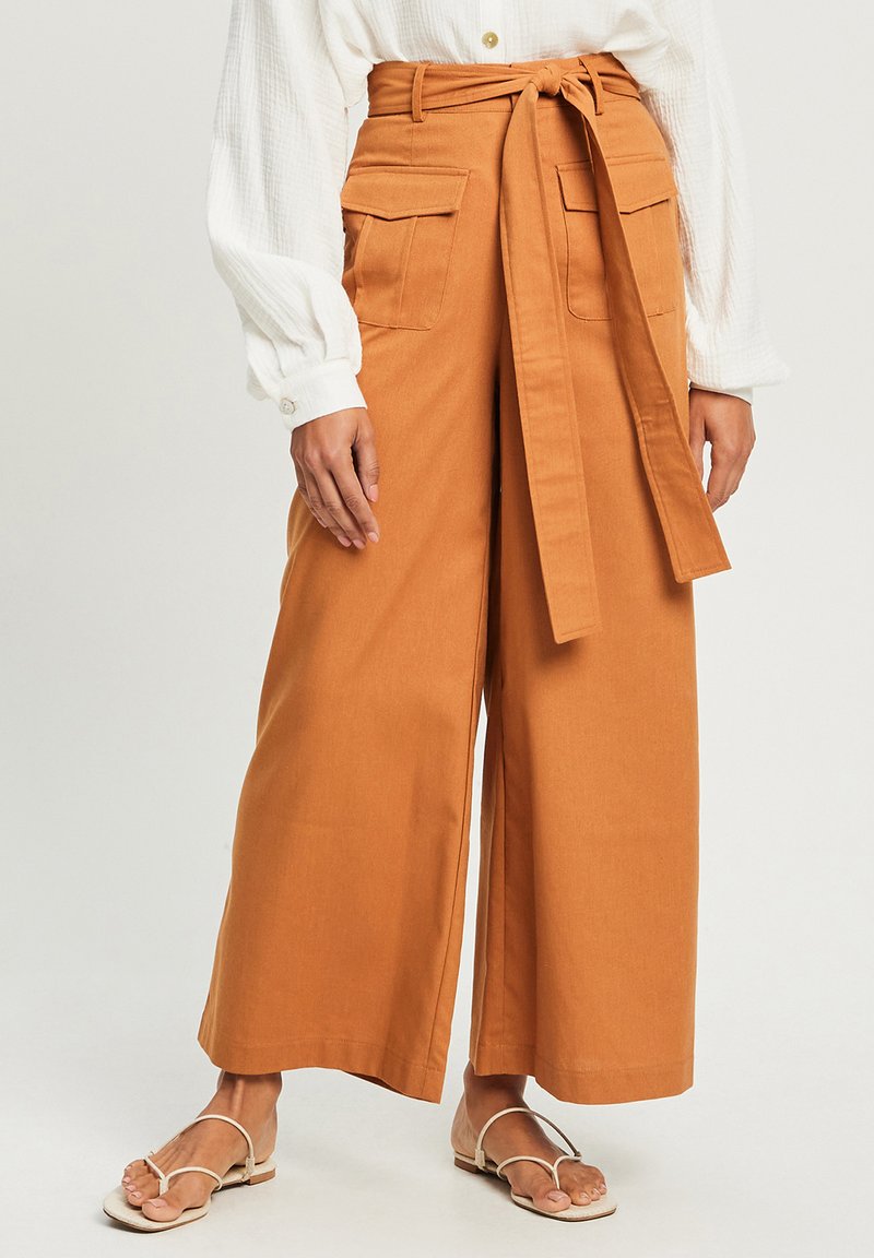 THE FATED EMILIA CULOTTE Broek tan/lichtbruin Zalando.be
