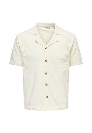 Only & Sons, Knitted neck ONSJAM Knit - Πουκάμισο - egret