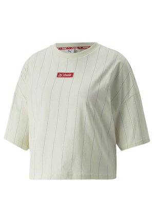 COCA-COLA ALL-OVER-FÜR - T-shirts med print - ivory glow