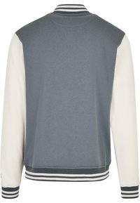 Starter COLLEGE - Cipzáras pulóver - heavymetal palewhite