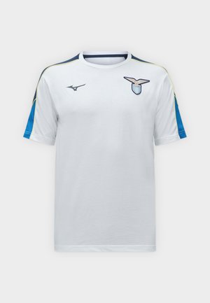 Mizuno, RETRO TEE LAZIO  - Maillot de foot - white/navy/royal