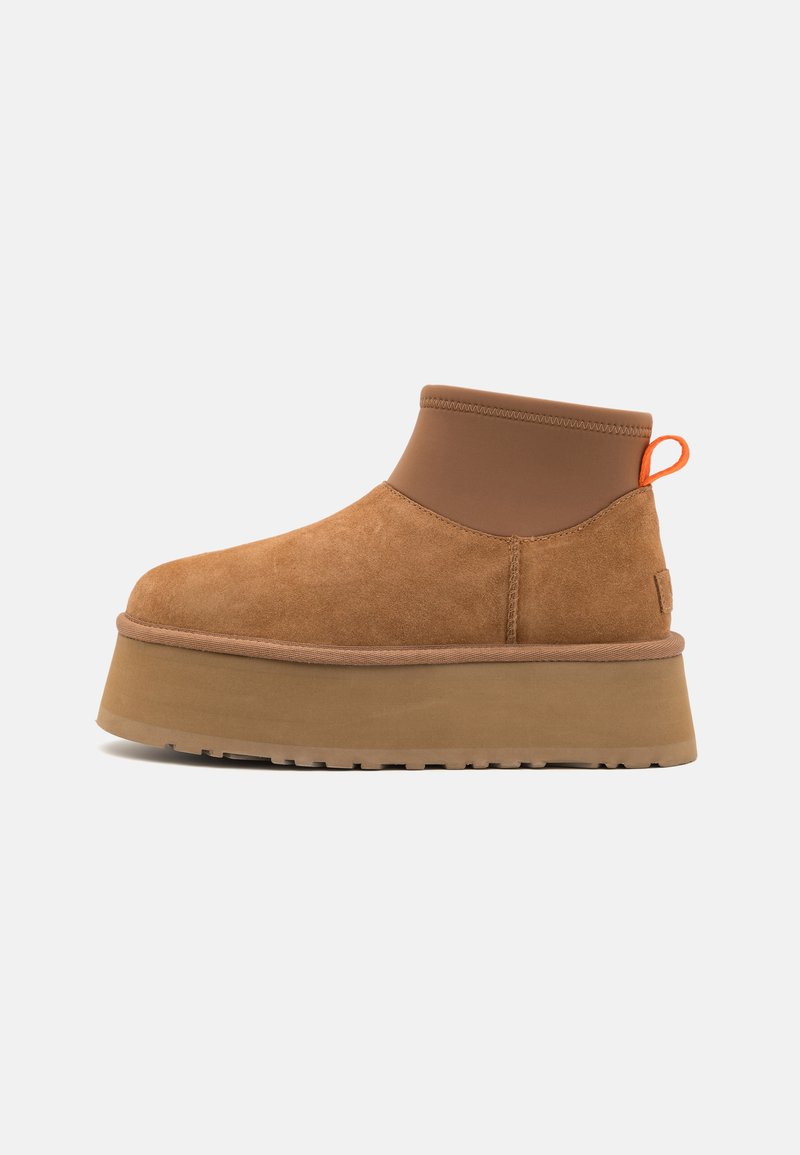 UGG - CLASSIC MINI DIPPER - Plateaustiefelette - chestnut, Vergrößern