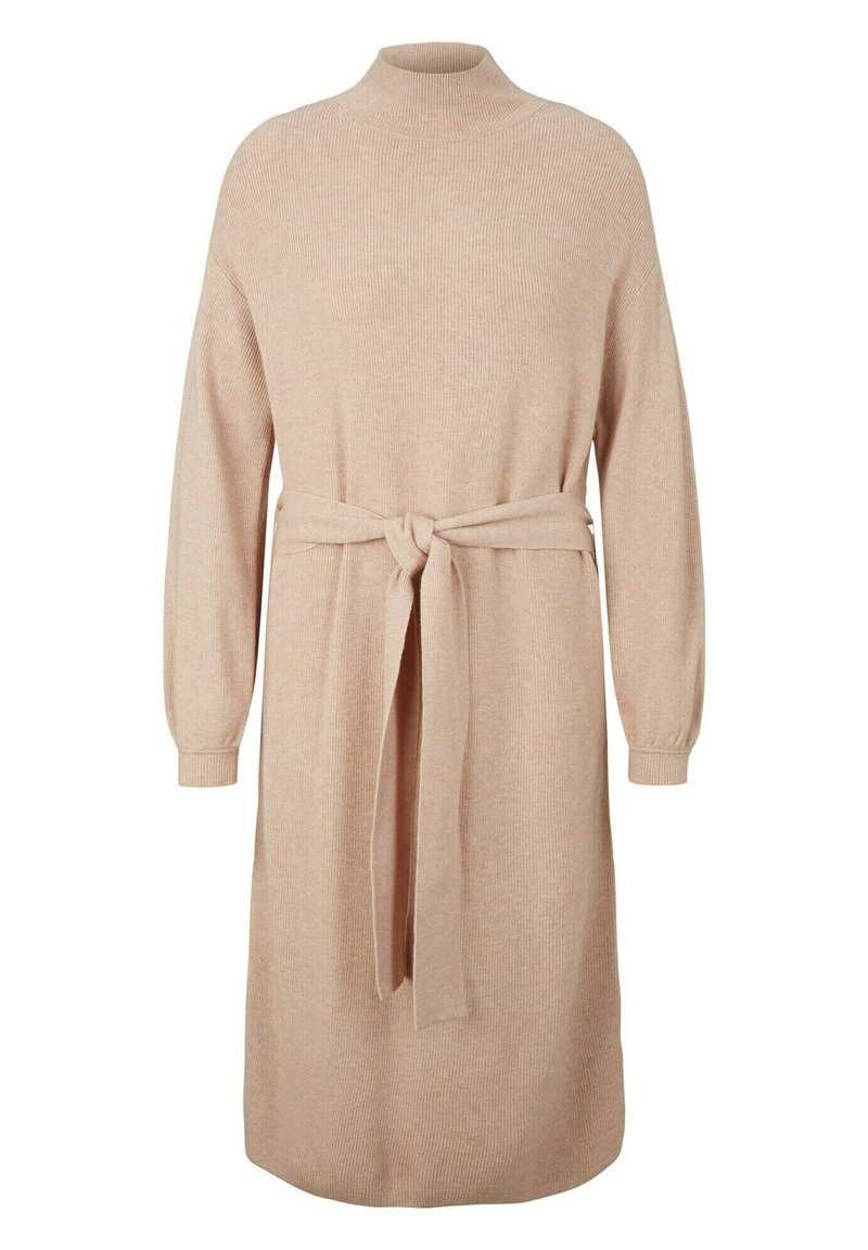 Tom Tailor Gebreide jurk beige