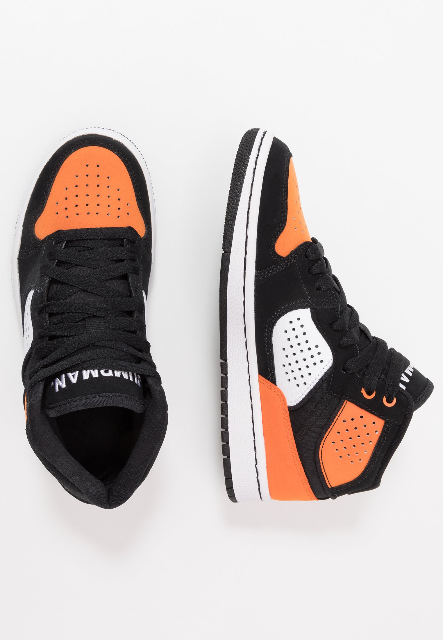jordan access black orange