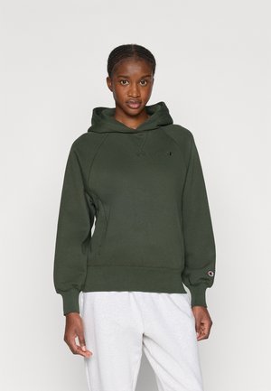 HOODED SWEATSHIRT - Sweat à capuche - dark green