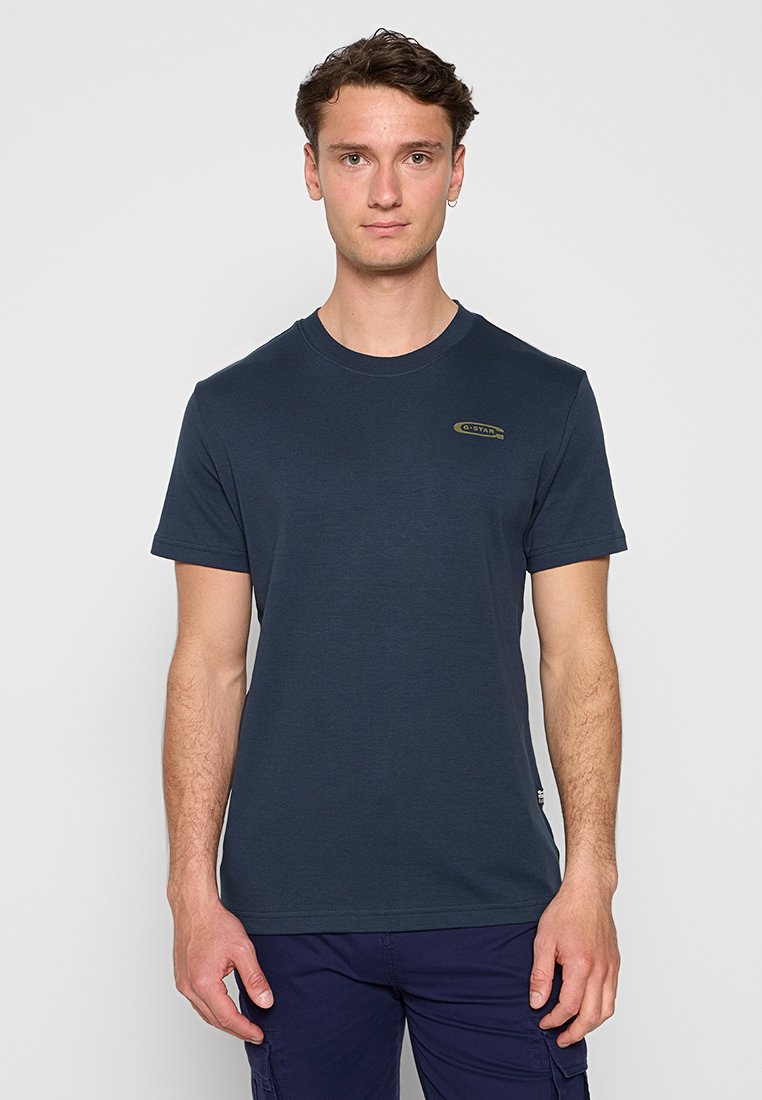 G-Star T-shirt print donkerblauw G-Star T-shirt print donkerblauw
