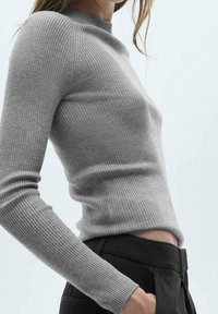 Mango Jersey de punto - mottled light grey