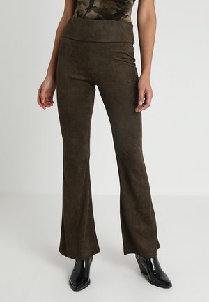 Honey Punch Pantalon classique - mottled olive