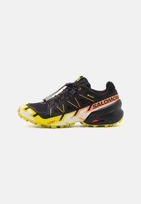 Salomon - SPEEDCROSS 6 GTX - Krosa skriešanas apavi - black/sulphur spring/bird of paradise Miniatūras attēls 1