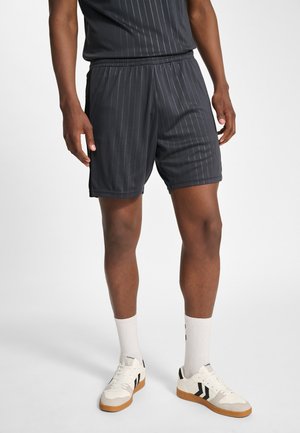 PULSE STRIPE BLOCKED - Korte sportsbukser - ebony black