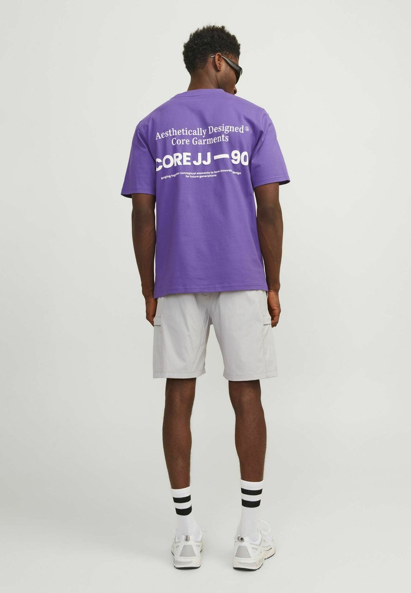 Jack & Jones GEDRUCKT RUNDHALS - Print T-shirt - deep lavender