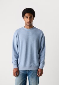 Scotch & Soda TEXTURED - Sweatshirt - faded denim