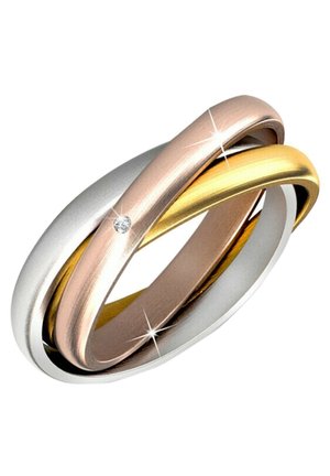 Ring - argenté couleur / cristal