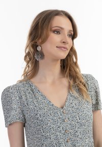 usha Rochie maxi - wollweiss mehrfarbig