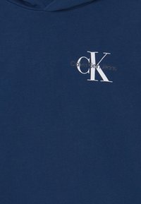 Calvin Klein Jeans SMALL MONOGRAM HOODIE UNISEX - Sweatshirt com capuz - naval blue