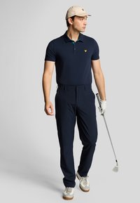 Lyle & Scott CONTRAST PLACKET - Polo - dark navy albatross