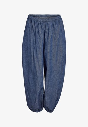 Noisy May, NMORO BALLOON PANT - Φαρδύ τζιν - dark blue denim