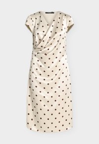 Sélectionné, beige w brown dots