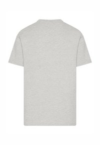 Gray short-sleeve t-shirt made of soft cotton material. Features a crew neckline and a relaxed fit, with a simple, solid color design.