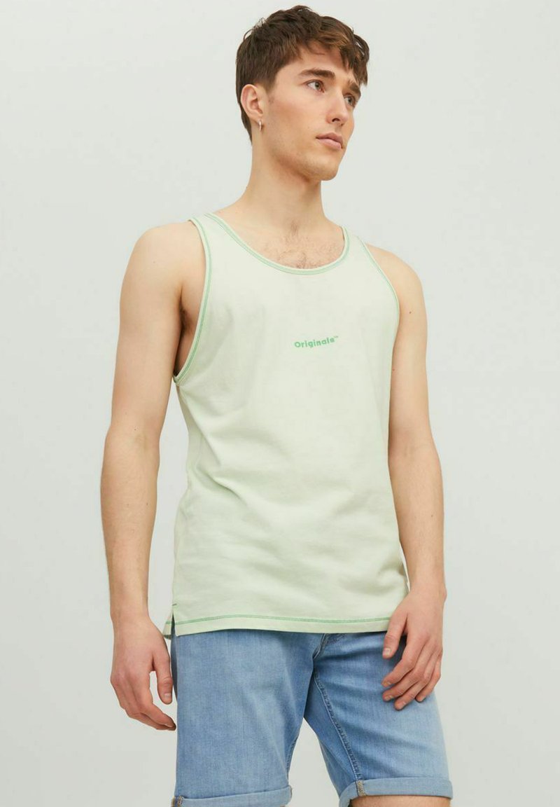 Jack & Jones TANK FADED Top spray/hellgrün Zalando.de
