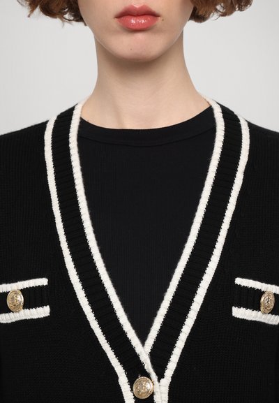 Alice + Olivia BRADFORD  - Kardigán - black/soft white