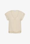 PIGAOSZ SS BLOUSE - Μπλούζα - creme