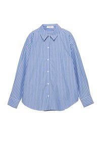 OVERSIZE STRIPED  - Bluza s gumbima - dark blue