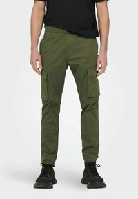 Only & Sons - ONSCAM LINUS - Cargobukser - olive night Miniaturebillede 1