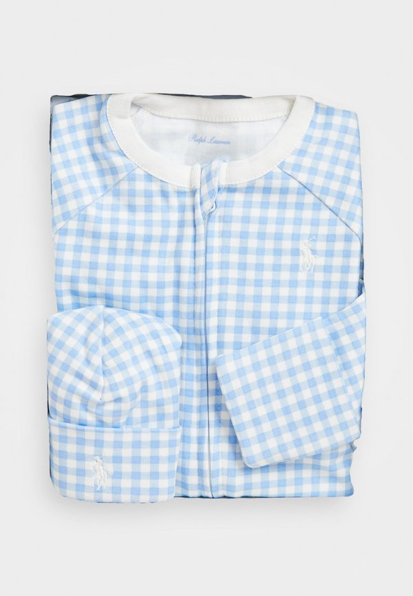 GINGHAM COVERALL & BEANIE GIFT SET – Jumpsuit