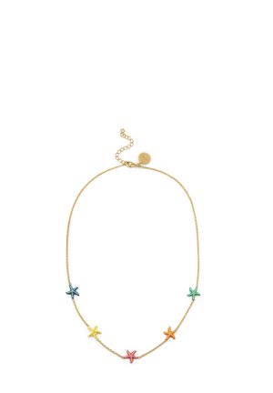 Singularu Starfish Enamel Colors - Necklace - gold-coloured